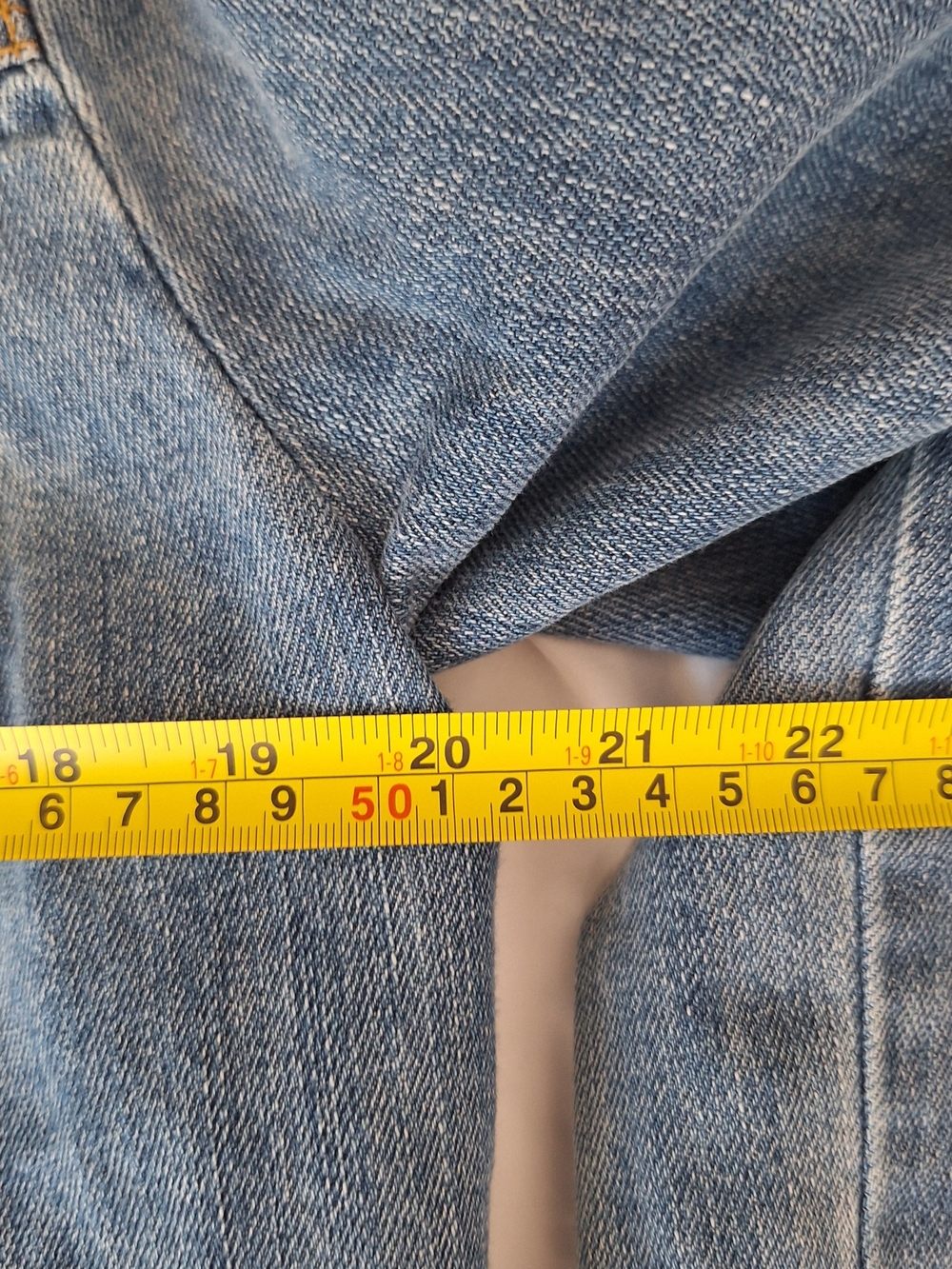 Abercrombie & Fitch 2 in 1 Denim Hoodie Jacket Size L Blue Hooded - Picture 5 of 6